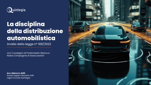 La disciplina della distribuzione automobilistica Analisi della legge n° 108/2022